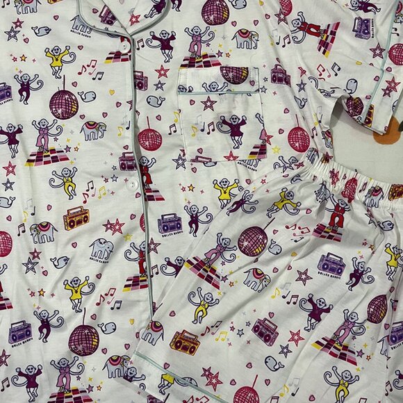 Roller Rabbit Circus Short-Sleeve Pajama Set - Picture 4 of 7